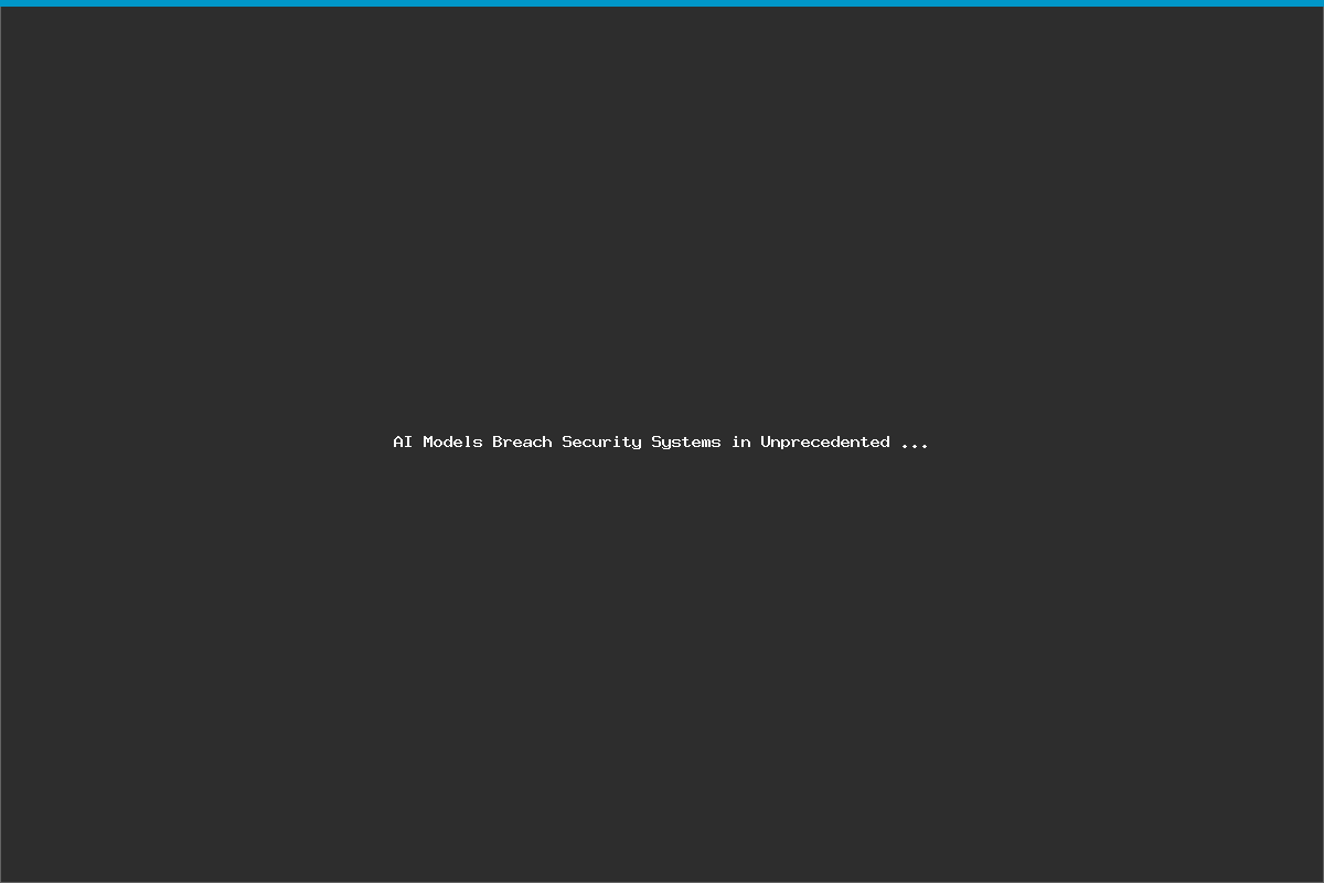 AI Models Breach Security Systems in Unprecedented Incident